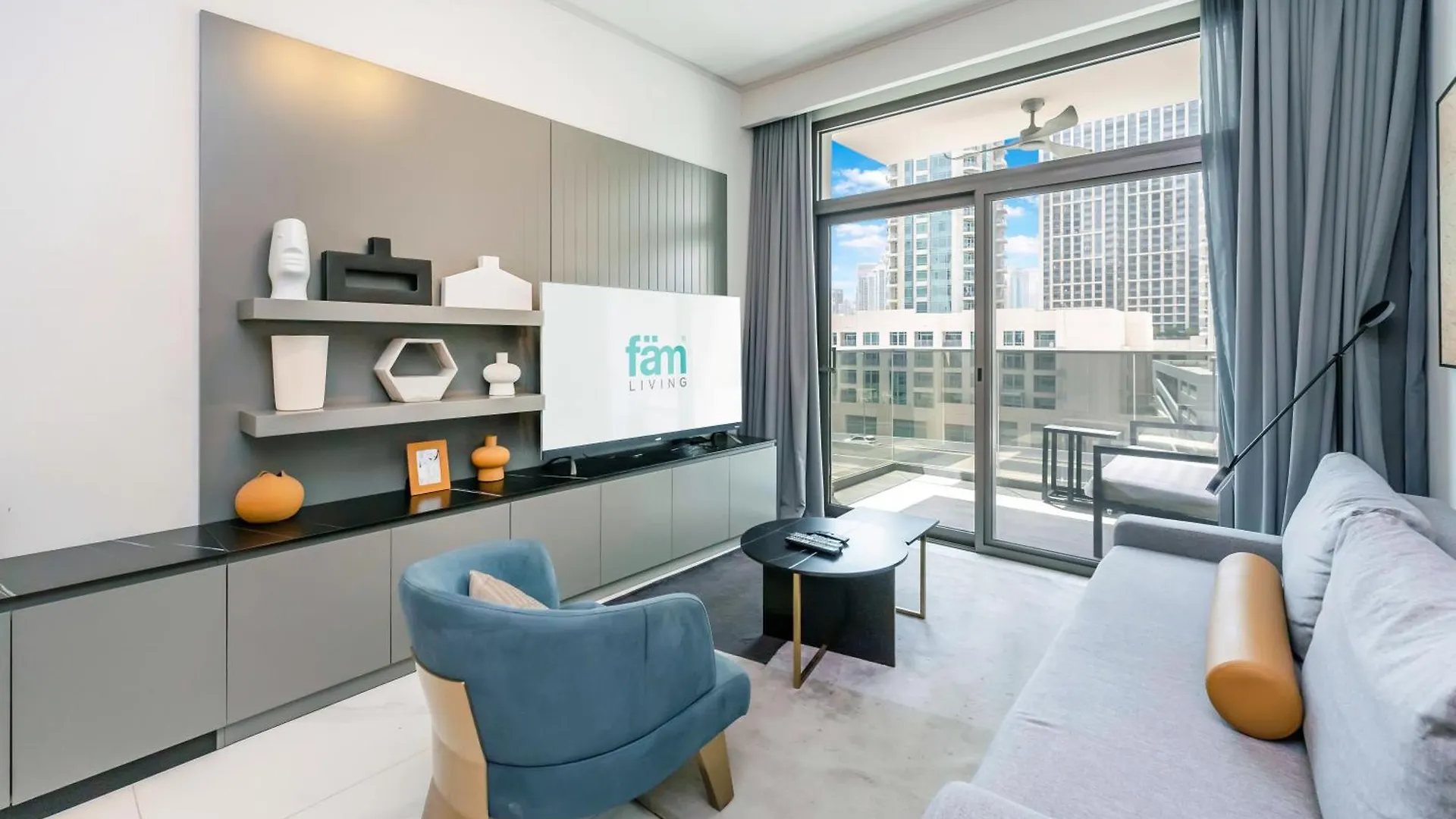 Апартаменты Fam Living - Urban Stays - Mag318, 5 Mins To Burj Khalifa Дубай